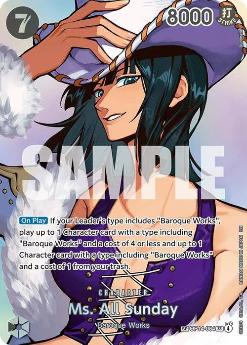 Ms. All Sunday (SP) card art