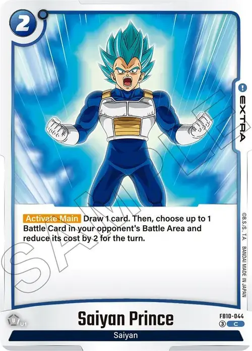 Saiyan Prince card art
