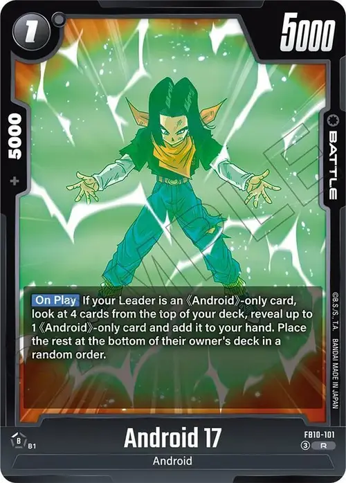Android 17 - FB10-101 card art