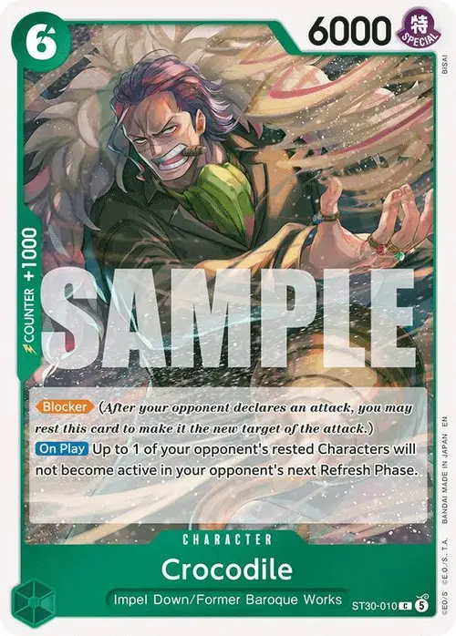 Crocodile card art
