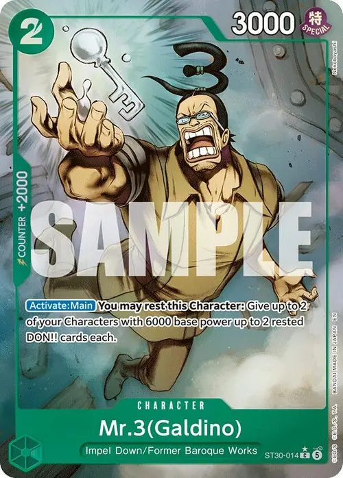 Mr.3(Galdino) (Full Art) card art