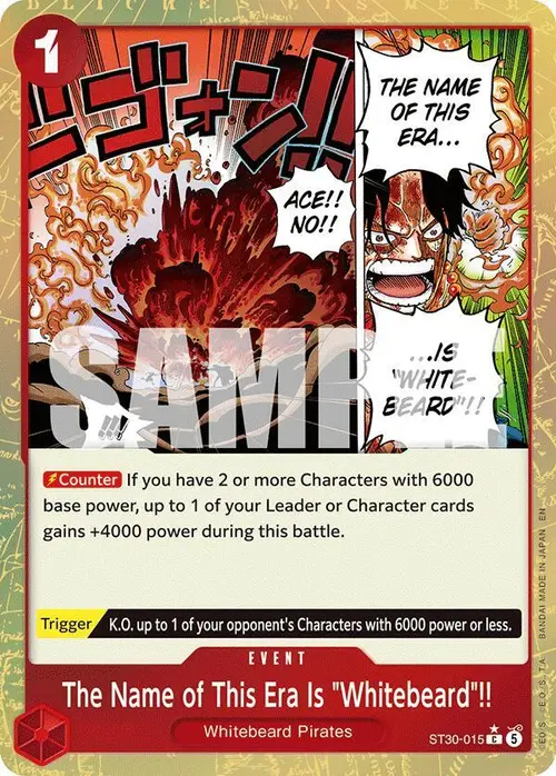 The Name of This Era Is "Whitebeard"!! (Parallel) card art