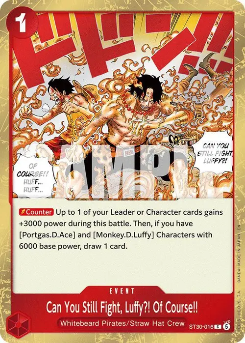 Can You Still Fight, Luffy?! Of Course!! card art