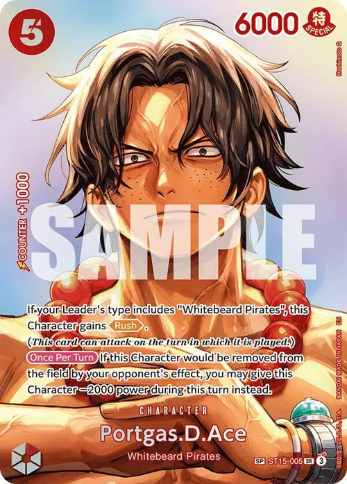 Portgas.D.Ace (SP) card art
