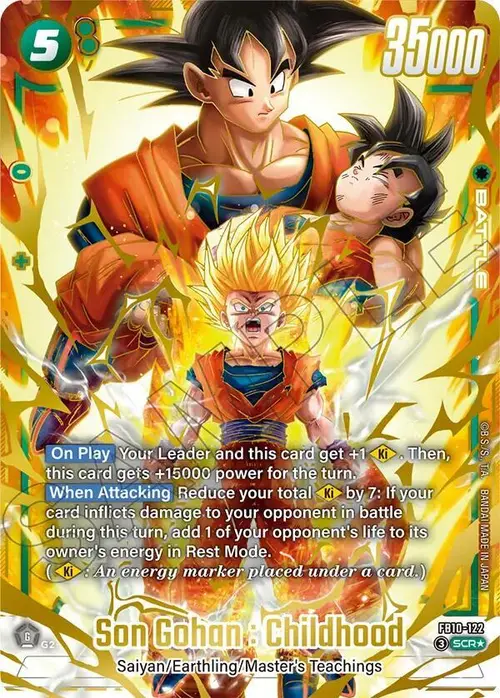 Son Gohan : Childhood - FB10-122 (Alternate Art) card art