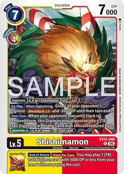 Shishimamon card art