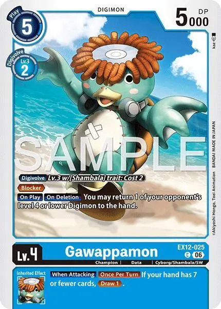 Gawappamon card art