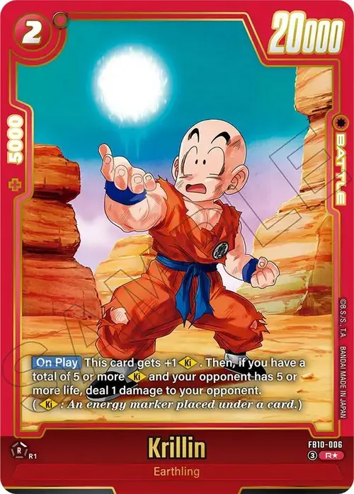 Krillin - FB10-006 (Alternate Art) card art