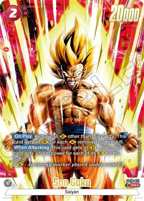 Son Goku - FB10-011 (Alternate Art) card art