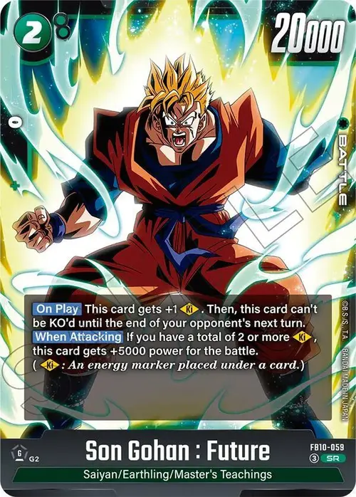 Son Gohan : Future - FB10-059 card art