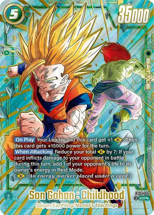 Son Gohan : Childhood - FB10-122 (Super Alternate Art) card art