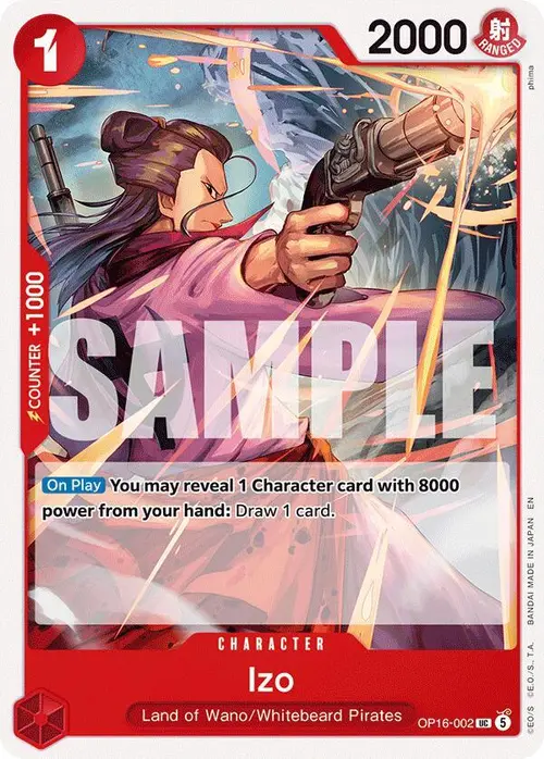 Izo card art