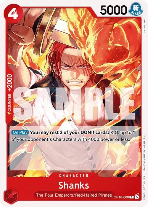Shanks card art