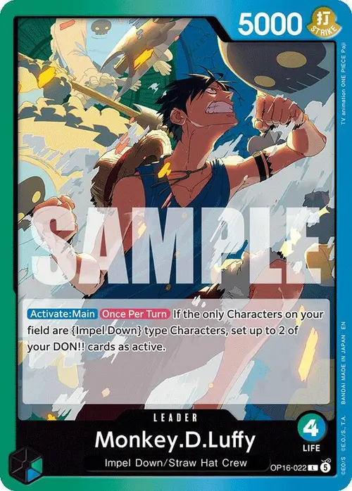 Monkey.D.Luffy (022) card art