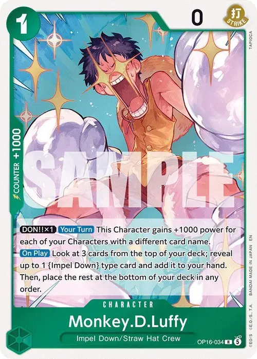 Monkey.D.Luffy (034) card art