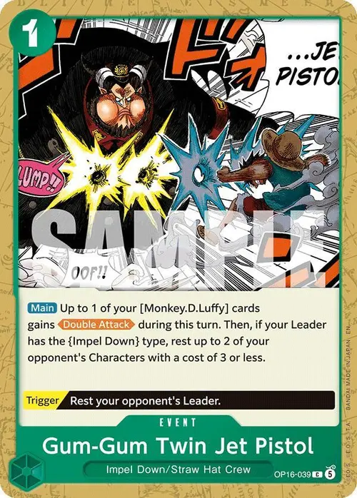Gum-Gum Twin Jet Pistol card art