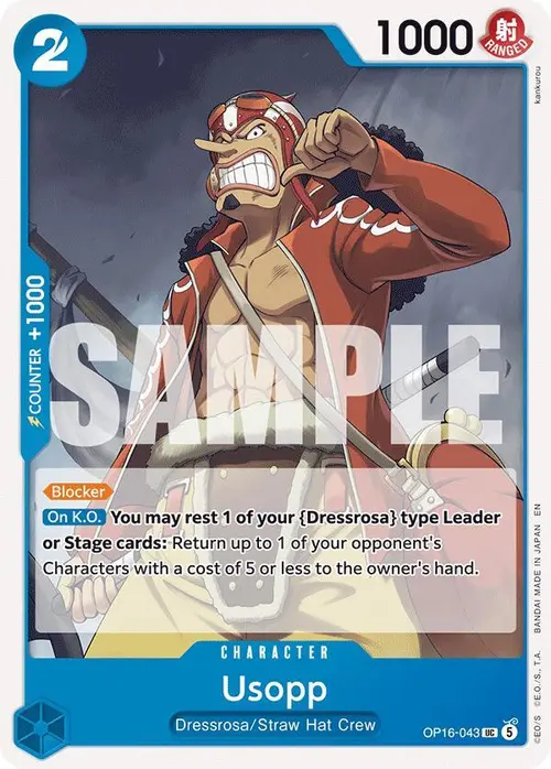 Usopp card art