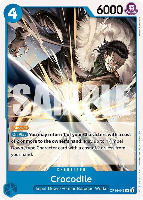 Crocodile card art