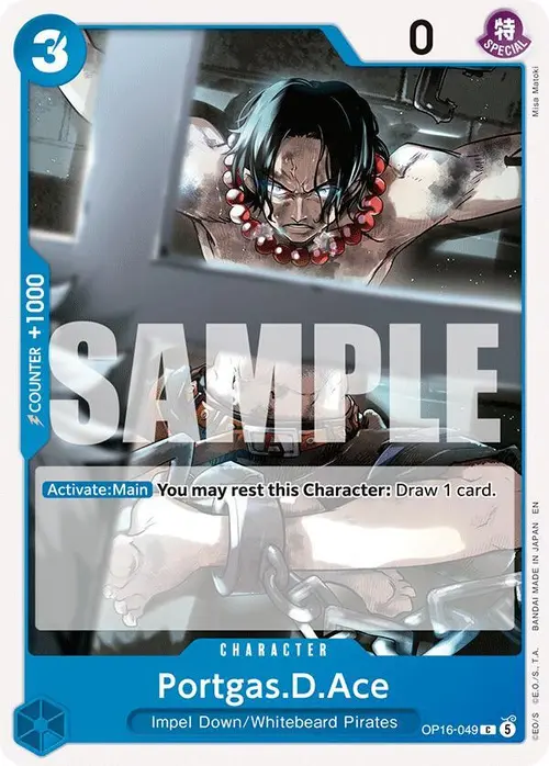 Portgas.D.Ace (049) card art