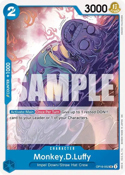 Monkey.D.Luffy (052) card art