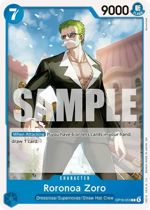 Roronoa Zoro (053) card art