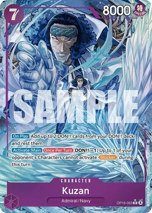 Kuzan (Alternate Art) card art