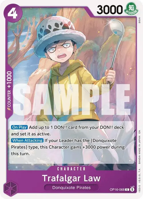 Trafalgar Law (068) card art
