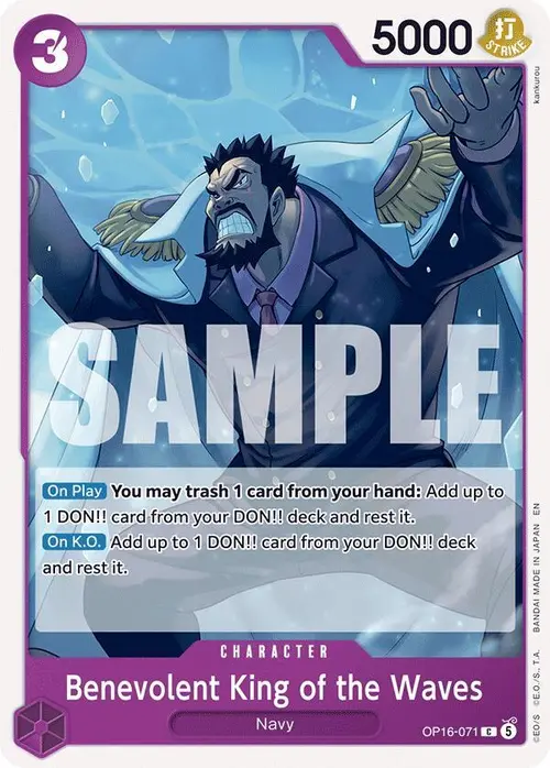 Benevolent King of the Waves card art