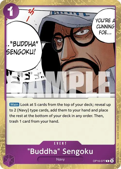 "Buddha" Sengoku card art
