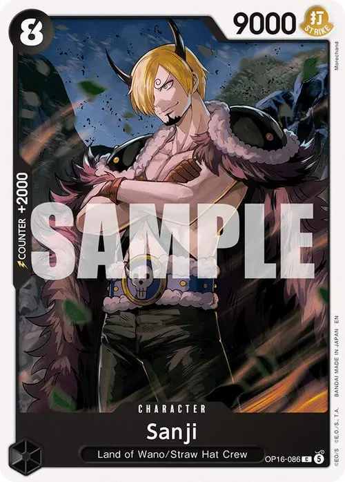 Sanji card art