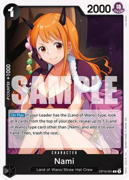 Nami card art