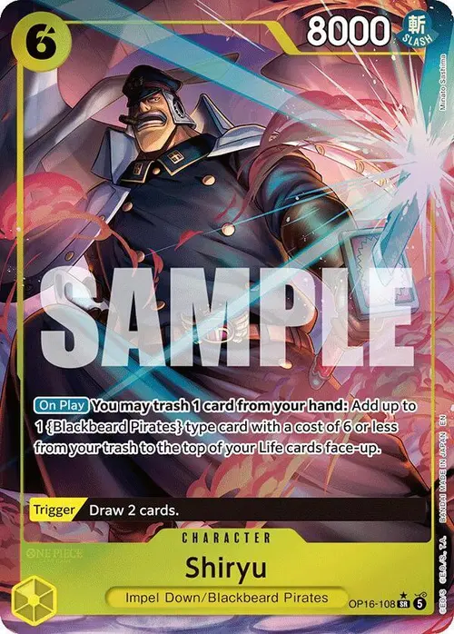 Shiryu (Full Art) card art
