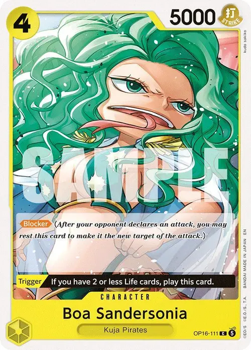 Boa Sandersonia card art