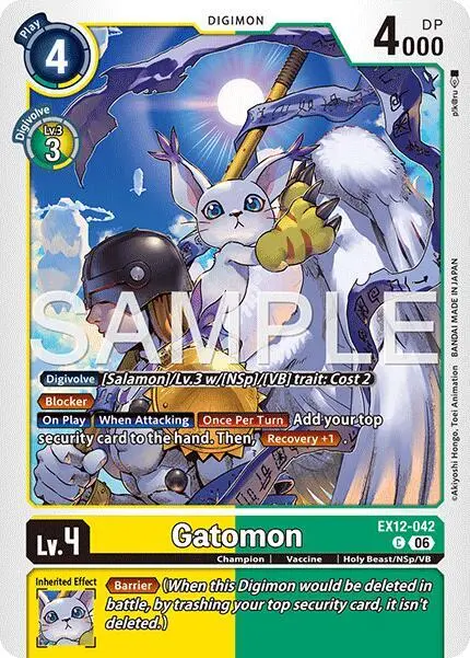 Gatomon card art