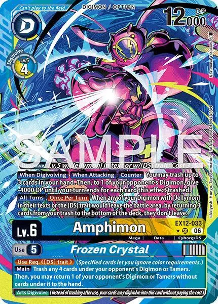 Amphimon // Frozen Crystal (Altermate Art) card art