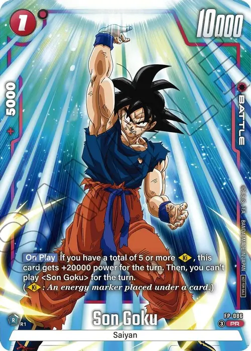 Son Goku - FP-086 (Tournament Pack 11) card art