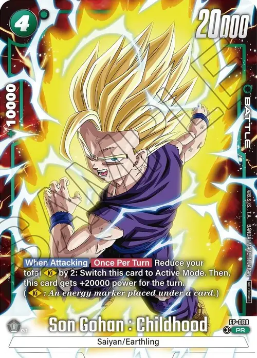 Son Gohan : Childhood - FP-088 (Tournament Pack 11) card art