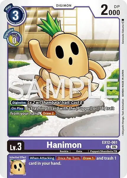 Hanimon card art