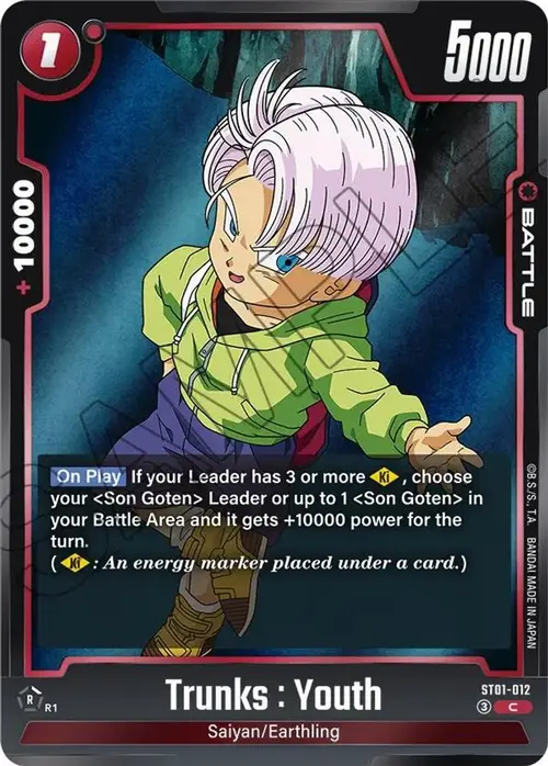Trunks : Youth - ST01-012 card art