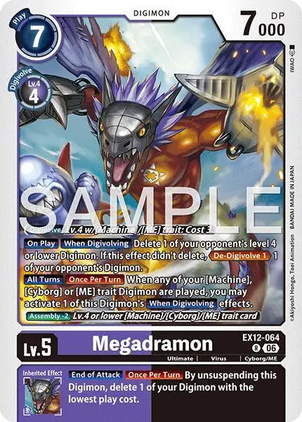 Megadramon card art
