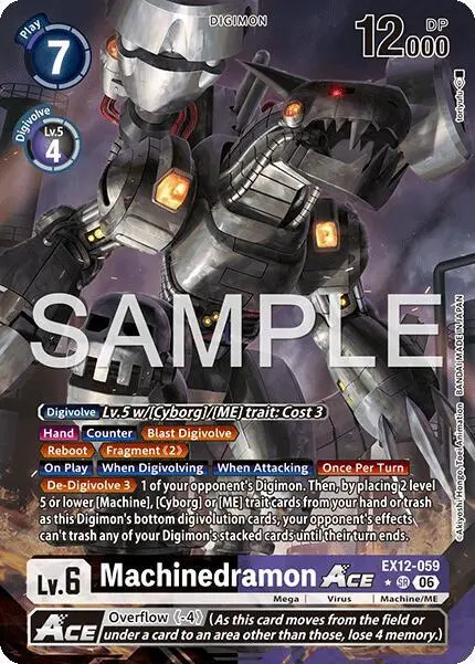 Machinedramon ACE (Alternate Art) card art
