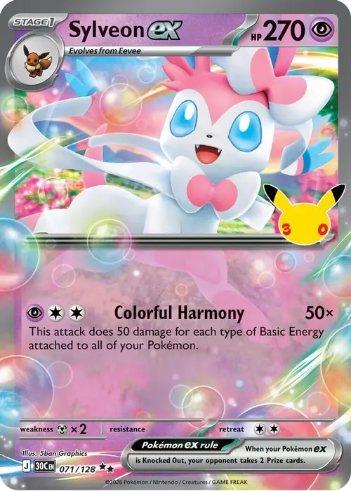 Sylveon ex card art