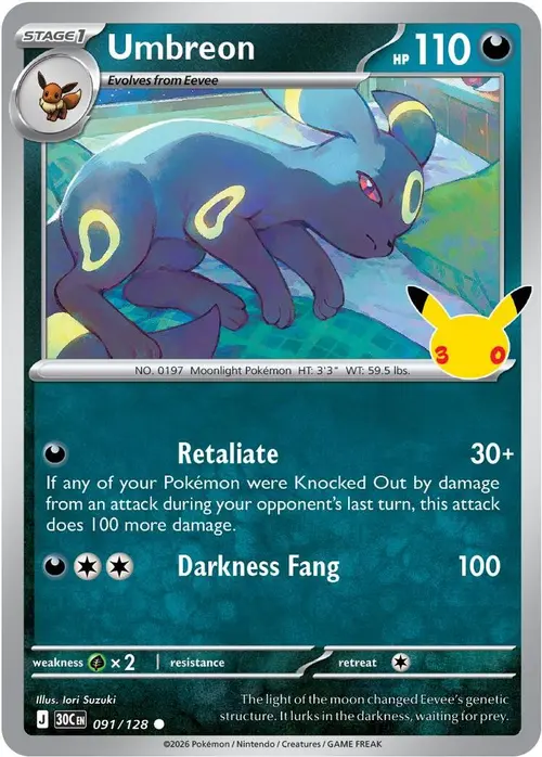 Umbreon card art