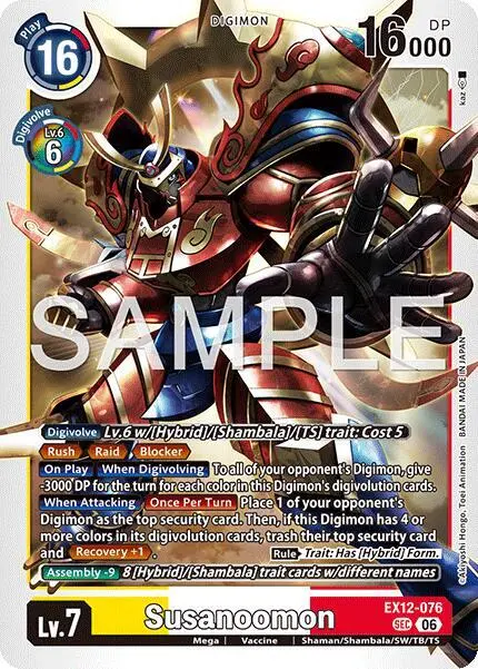 Susanoomon card art