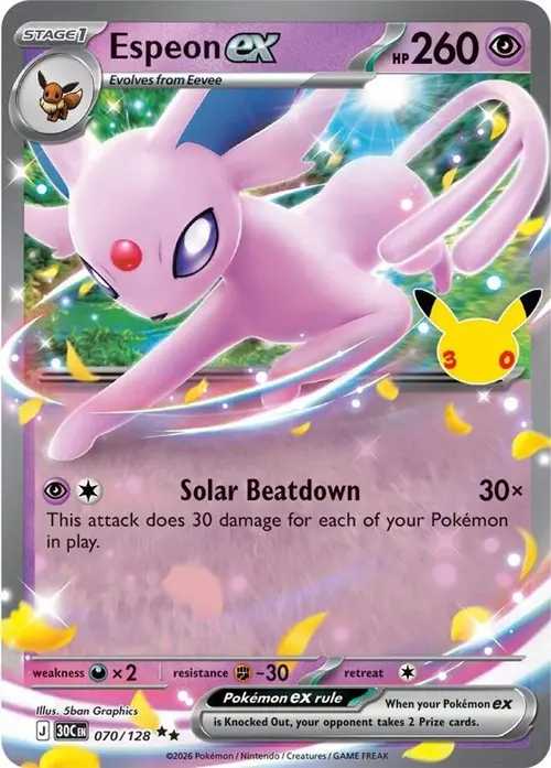 Espeon ex card art