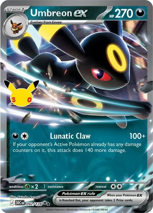 Umbreon ex card art