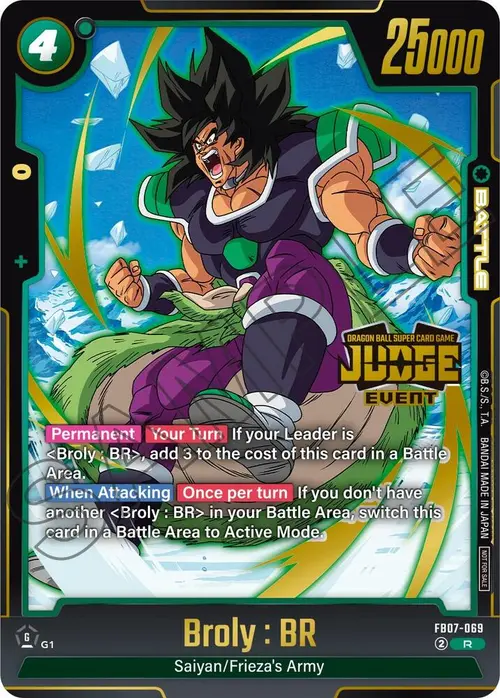 Broly : BR (Judge Pack (Event Judge) 05) card art