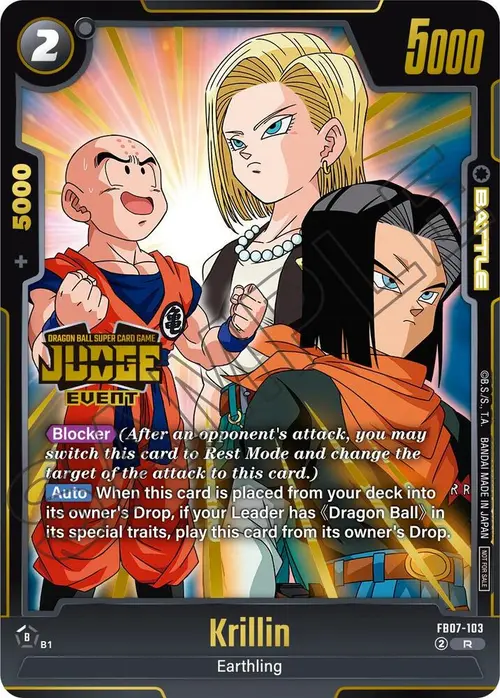 Krillin (Judge Pack (Event Judge) 05) card art