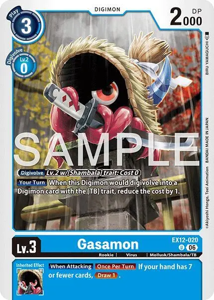 Gasamon card art