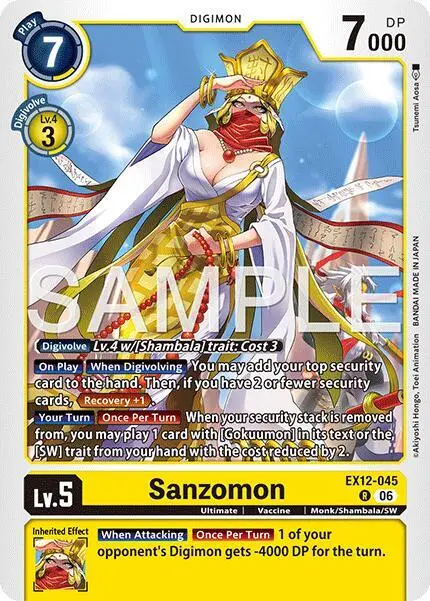 Sanzomon card art